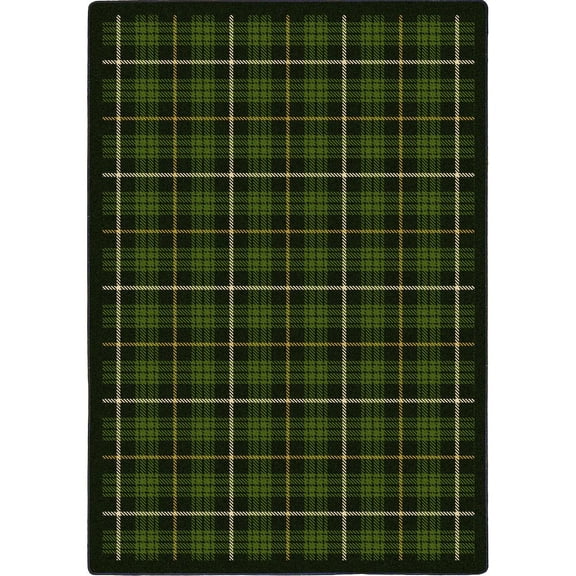 Joy Carpets Kaleidoscope Bit O' Scotch 3'10" x 5'4" Area Rug in Color Pine