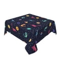 thumbnail image 2 of Wukai Space Dinosaur Waterproof Tablecloth for Kitchen Dining, Fits Square Tables for 2-4 Seats -60"x60", 2 of 7