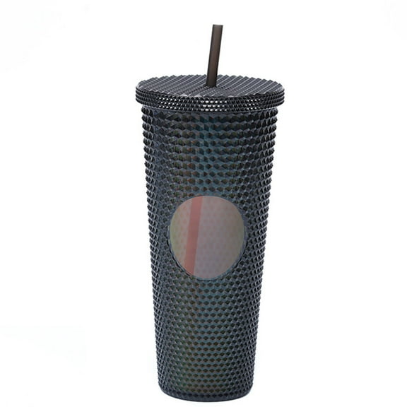 CCOCC Coffee Tumbler,Double-Layer Insulated Travel Coffee Mug,Anti-Slip Cups,Large-Capacity Smoothie Cup
