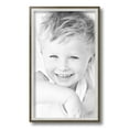 thumbnail image 2 of ArtToFrames 10" x 17" Silver with Stained Grey Picture Frame, 10x17 inch Silver Wood Poster Frame (WOM-4767), 2 of 7
