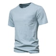 thumbnail image 3 of Men's Crew Neck Tees Moisture Wicking Bamboo Cotton Short Sleeve T Shirt for Men Summer Casual Workout Gym Tops, 3 of 4
