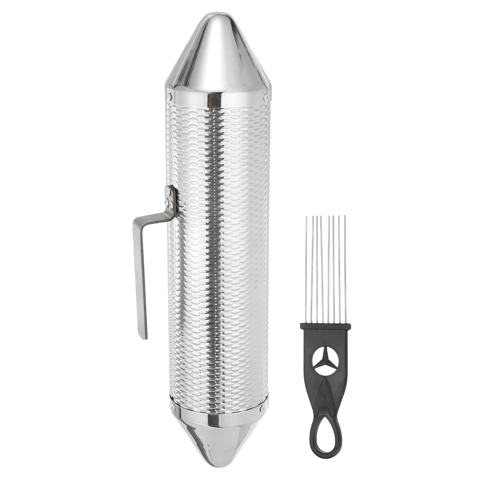 8 X 3 Metal Guiro Instrument With Scraper, Stainless | Ubuy