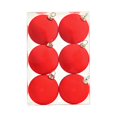 thumbnail image 2 of Christmas Decoration Clearance! YgkuHd Velvet Balls Ornaments 6pcs 2.36-Inch For Christmas Tree Baby Shower Girls First Christmas Decorations Birthday Party, 2 of 7