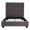 Smoke Grey Velvet, variant on Park Ave Eastern King Tufted Wing Bed by Diamond Sofa - Grey
