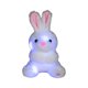 thumbnail image 2 of Conejo de peluche luminoso para niños | Conejito de pelo largo de terciopelo suave con luz LED cálida incorporada | Luz nocturna a pilas para bebés y niños pequeños, ideal como regalo para dormir., 2 of 5