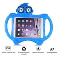 thumbnail image 4 of Allytech Kids Case for Apple iPad 9.7 2018/2017 6th 5th Generation, iPad Air 1 2, iPad Pro 9.7, Soft EVA Rubber Handle Stand Full Protection Shock-Absorbing Kids Toddler Children Friendly, Blue, 4 of 5