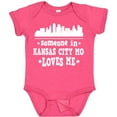 thumbnail image 3 of Inktastic Kansas City Missouri Loves Me Skyline Boys or Girls Baby Bodysuit, 3 of 5