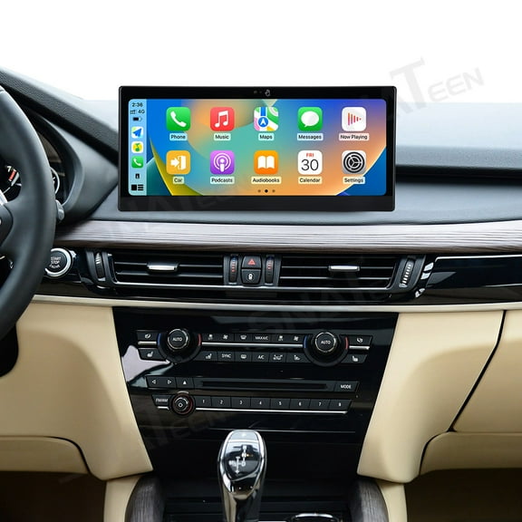SNATEEN 10.25 inch Car Stereo for BMW X5/X6 2014-2016 NBT Android 13 Car Radio Multimedia GPS Navigation Wireless Carplay with Gesture Control Screen