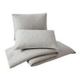 thumbnail image 6 of Modern Heirloom Solid Stitch Gray 3-Piece Bedspread Set, Full/Queen, 6 of 7