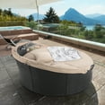 thumbnail image 5 of Walsunny Patio Furniture Outdoor Round Daybed with Retractable Canopy Wicker Rattan, Seating Separates Cushioned Seats, 5 of 8