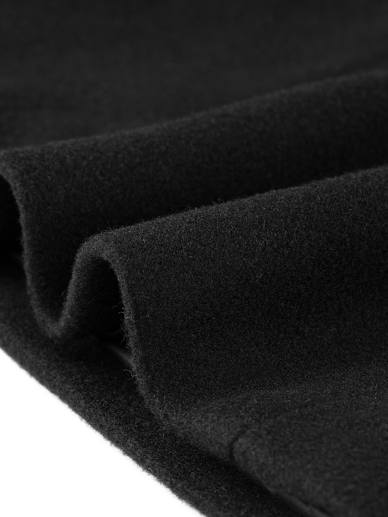 DARING DIVA Women's Double Breasted Long Sleeves Button Down Winter Peacoat M Black