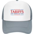 thumbnail image 1 of Tariffs Make America Pay Again Trucker Hats Resist Tariffs Baseball Cap for Mens Women Snapback Mesh Back Caps, 1 of 8