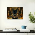 thumbnail image 5 of YILUYINQING Cat Canvas Print Wall Decor Ready to Hang Home Art 20x16in, 5 of 6