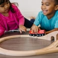 thumbnail image 6 of Melissa & Doug Classic Wooden Figure Eight Train Set (22 pcs), 6 of 10