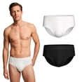 thumbnail image 1 of PROTECHDRY Washable Incontinence Cotton Underwear for Men Brief with Front Absorbent Protection, for Light/Moderate Incontinence, 1 of 12