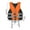 Orange, variant on Life Jacket for Adult Outdoor Water Sports, Life Vest Adjustable Buckle, Life Jacket with Reflective Strips for Adults Children, Swim Vest for Kayaking Swimming Aid - Blue/L
