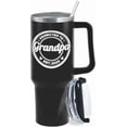 thumbnail image 2 of Gifts For Great Grandpa-promoted to great grandpa Tumbler With Handle 40oz Grandpa Est 2025 Mug Grandfather Gifts For Birthday, 2 of 6