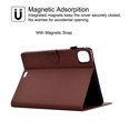 thumbnail image 4 of GSFY Case for 2024 iPad Pro 11 Inch 5th Generation (M4), Carbon Fiber Pattern Smart Premium PU Leather Wallet Stand Protective Shell Auto Sleep Wake for iPad Pro 11 5th Gen, Brown, 4 of 7