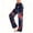 01-Blue, variant on Women's Snowflake and Christmas Tree Flannel Pajama Pants, Sleepwear - White - S