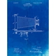 thumbnail image 2 of Borders, Cole 15x18 Black Ornate Wood Framed with Double Matting Museum Art Print Titled - PP985-Faded Blueprint Photographic Camera Patent Poster, 2 of 4