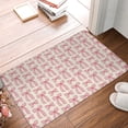 thumbnail image 4 of Fotbe pink hand drawn bows Pattern Extra Durable Door Mat - Dirt Trapping Outdoor Welcome Mats - Non-Slip Outdoor Door Mats - Low Profile Front Door Mat - Indoor (16" x 24"), 4 of 7
