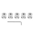 thumbnail image 2 of 10PCS Aluminum Timing Belt Pulley 20 Teeth Bore 5mm Width 6mm and Wrench for RepRap 3D Printer Prusa I3, 2 of 7