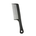 thumbnail image 3 of 24.5cm Hair Brush Wide Tooth Comb Black ABS Heat-resistant Large Wide Tooth Comb For Hair Styling Tool, 3 of 6