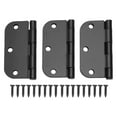 thumbnail image 2 of Door Hinges, Sturdy Stainless Steel Reversible Swing 3.5 Inch Rounded Door Hinges  for Outdoor Window, 2 of 7