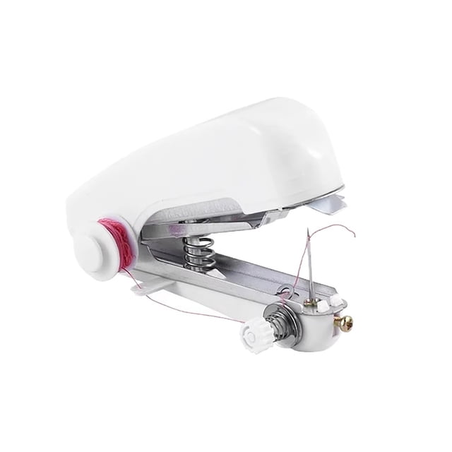 zhangmingg Portable Handheld Sewing Machine for DIY Projects Beginner Friendly Home and Travel Use Compact Stitcher
