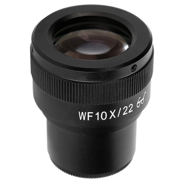 LYUMO Microscope Ocular Lens, WF007TG WF10X 22mm Wideangle Eyepiece