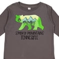 thumbnail image 4 of Inktastic Smoky Mountains, Tennessee Mountains and Bear Shape Boys or Girls Long Sleeve Toddler T-Shirt, 4 of 5
