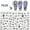 F639, variant on Black And White 3D Animal Love Letter Butterfly Strap Glue Nail Sticker