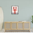 thumbnail image 3 of Stupell Industries Modern Lobster with Waves Animals & Insects Painting Gray Floater Framed Canvas Art Print Wall Art, 25 x 31, 3 of 10