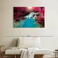 thumbnail image 2 of Elephant Stock Erawan Waterfalls Wall Art - Horizontal Canvas Wall Art - Living Room Wall Decor - Nature Canvas - Red And Brown Decor - 39" x 26", 2 of 8