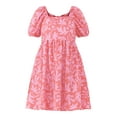 thumbnail image 3 of Time and Tru Women's Puff Sleeve Mini Dress, Sizes XS-XXXL, 3 of 4
