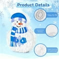 thumbnail image 3 of VINTS Snowman Piñata 4-piece set,White Snowman with Blindfold,Stick and Confetti,Suitable for Christmas Decorations Birthday Party School Activities(12.6"×16.9×3.1"), 3 of 6