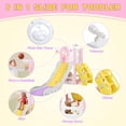 thumbnail image 4 of Zimeng 6 in 1 Toddler Slide, Sturdy Kid Slide Outdoor Indoor Playset Slide Baby Climber Playset Slide for Kids for Age 1-4 Toy Playground, 4 of 9