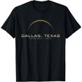 thumbnail image 1 of Total Solar Eclipse 2024 Dallas Texas T-Shirt - Black - L, 1 of 2