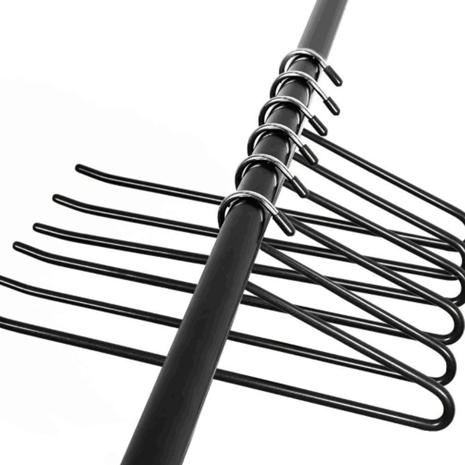 Pants Hangers 12 Pack Heavy Duty Hangers Open Ended No for Sharp Edges 4 Colors Jeans Hanger Trouser Slack Hangers