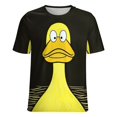 thumbnail image 5 of Fun And Playful Duck Women's T-Shirt Short Sleeve T Shirts Tops Tee Ladies Loose T, 5 of 6