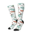 thumbnail image 2 of Balery Music Lover Dinosaur Fun Novelty Socks Men'S Women'S Crew Socks Funny Crazy Novelty Socks Quirky And Cool Socks, 2 of 9