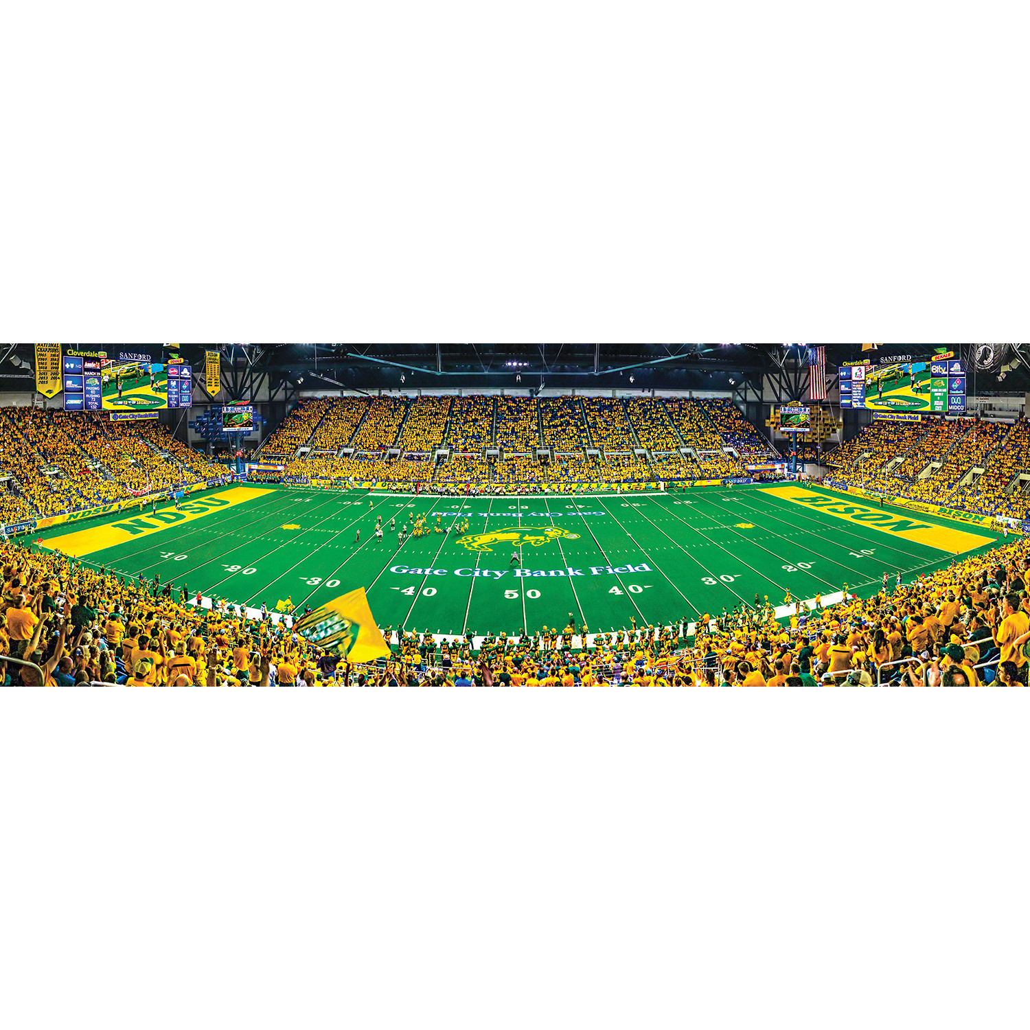 MasterPieces Panoramic Puzzle - NCAA North Dakota State Bison Center View - image 3 of 4