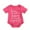 Hot Pink, variant on Fesfesfes Newborn Infant Onesie Baby Boys Girls Letter Print Short Sleeve Romper Clothes Bodysuit Under 10$