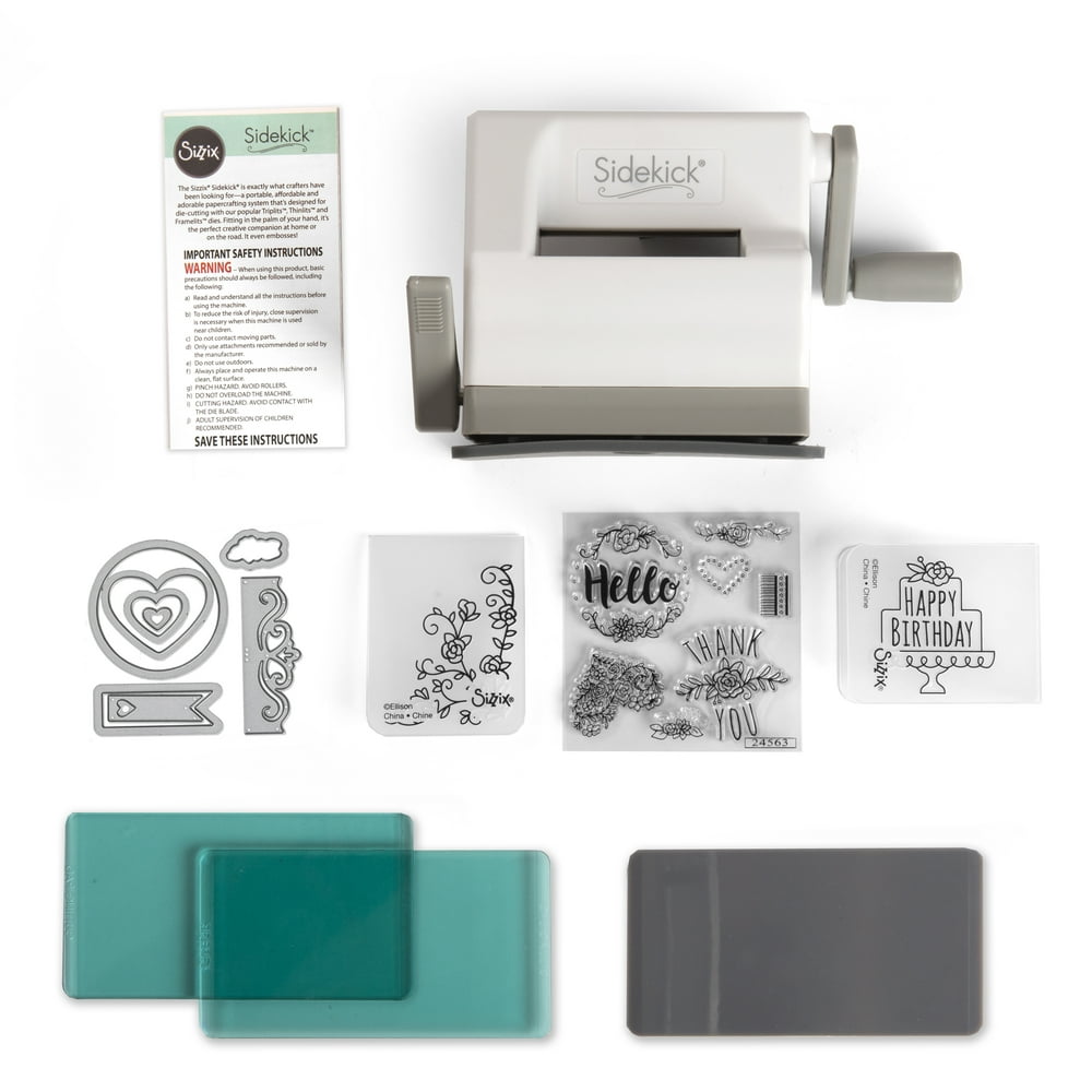 Sizzix Sidekick Starter Kit (White & Gray)