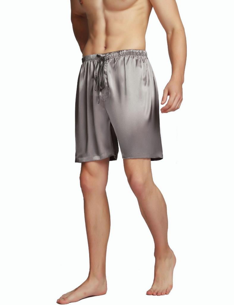 LONXU Mens Pajamas Shorts Boxer Sleep Bottom