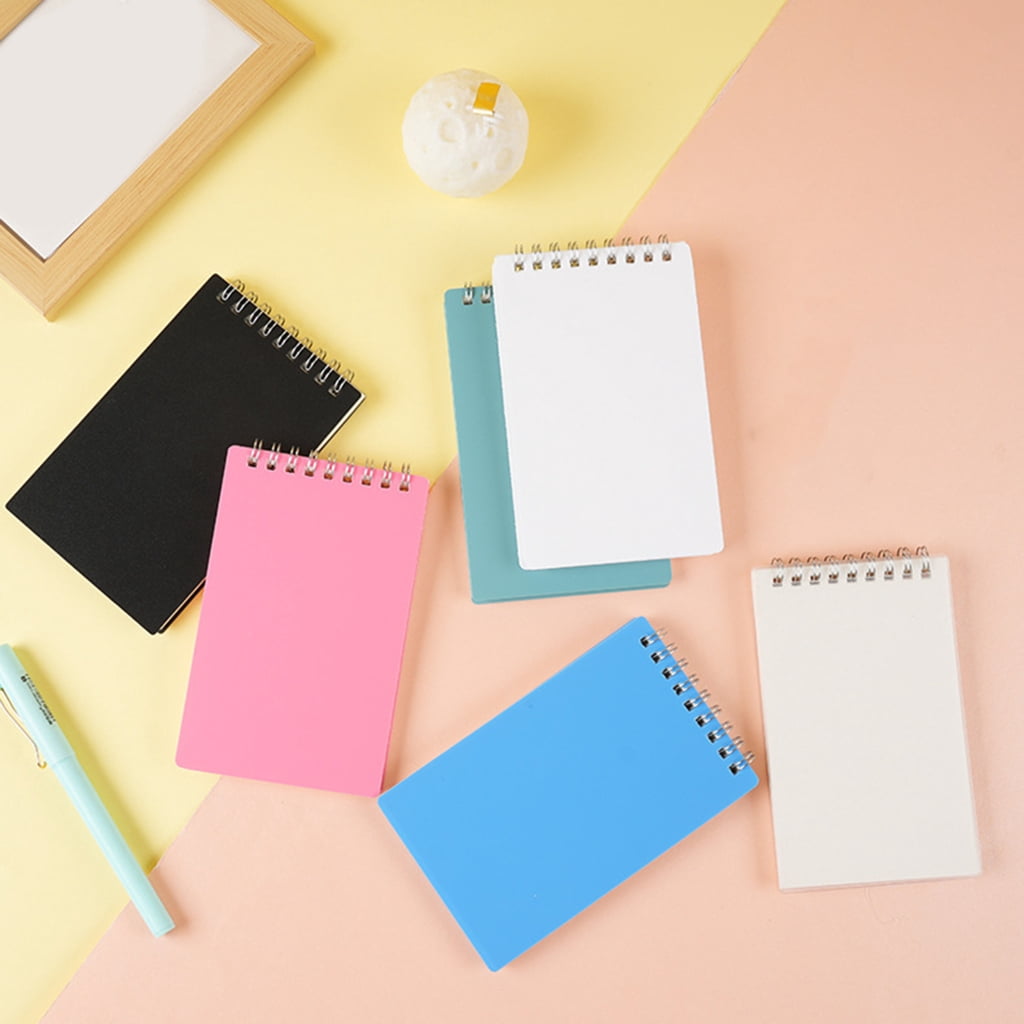 Twin-Wire Binding Notepads 80Sheet Unlined Pocket Notepads Wirebound Writing Pad