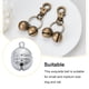 thumbnail image 3 of Greeniant Perro campana latón cachorro decoración gatos accesorios ligero decorativo elegante gato campanas mascotas colgante Retro mascota Collar Suministros para perros Plata brillante Greeniant PT003755-02B, 3 of 6