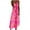 Hot Pink, variant on Dvprdro Womens Summer Plus Size Dress Fashion Floral Printed V Neck Spaghetti Strap Flowy Boho A Line Dress Casual Loose Beach Sun Long Maxi Dress