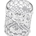 thumbnail image 3 of Bling Portavasos Organizador, Bolígrafo Lápiz Escritorio de oficina Mesa Decorativo Diamante de imitación Cristal Brillo Hogar Dormitorio Vanidad Maquillaje Pincel Contenedores Plata Cristal jinwen porta brochas de maquillaje, 3 of 8
