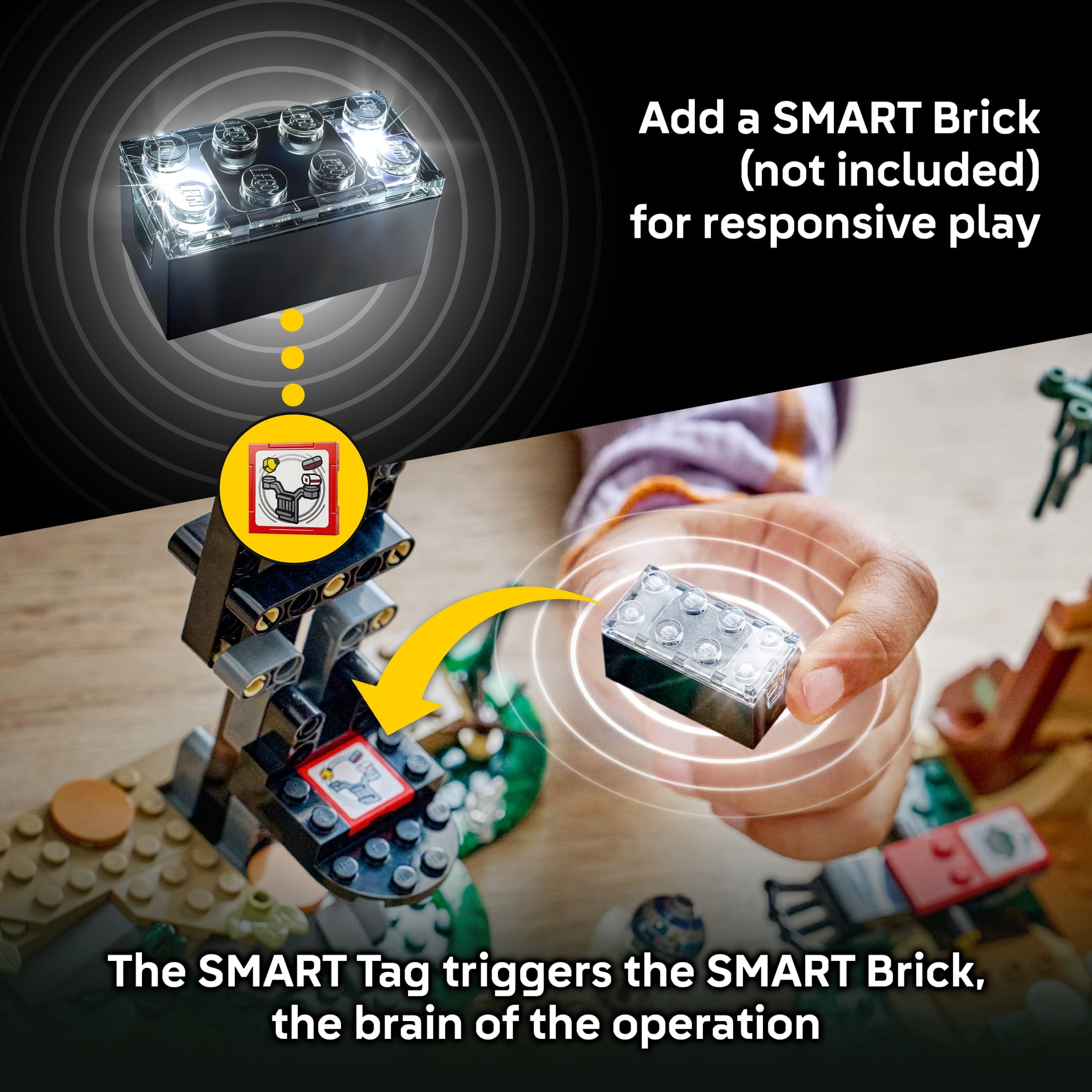 LEGO Star Wars SMART Play: Yoda’s Hut and Jedi Training - Building Toy for Role Play - Compatible Set with 2 SMART Tags and 2 LEGO Minifigures - Gift for Boys, Girls and Kids Ages 8+ - 75422